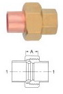 Union CXC (copper-brass-brass) Pipe fitting(union) bathroom fittings