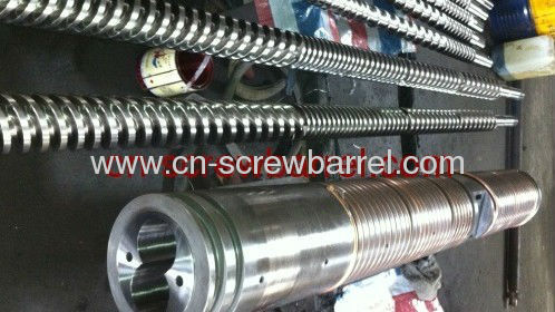 Parallel Bimetallic Twin Screw and Nitritding Cylinder