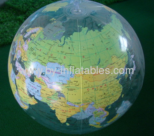 6 -48 inch Inflatable PVC earth ball