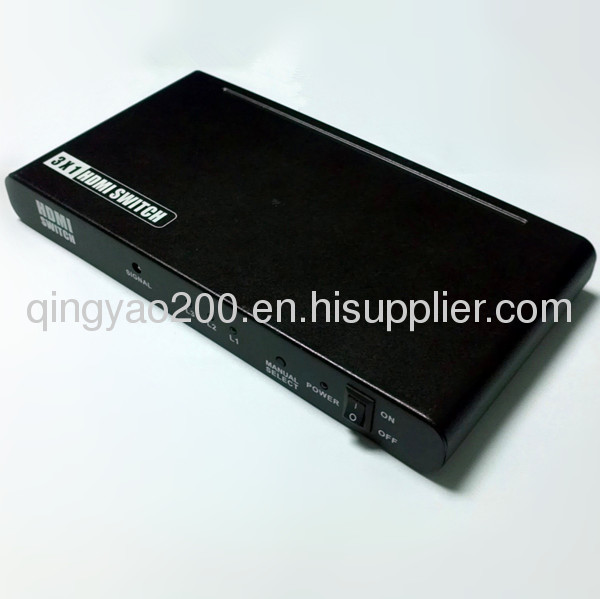 hdmi selector switch box 3x1