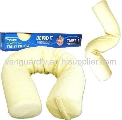 Twist Pillow,Pillow,Contour Twist Pillow,Neck Pillow,Memory Foam Twist Pillow