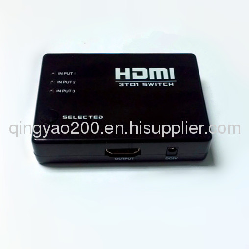 HDMI 3 input and 3 output switcher