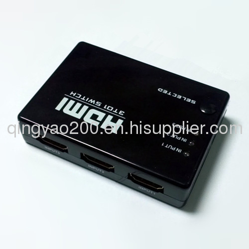 HDMI 3 input and 3 output switcher