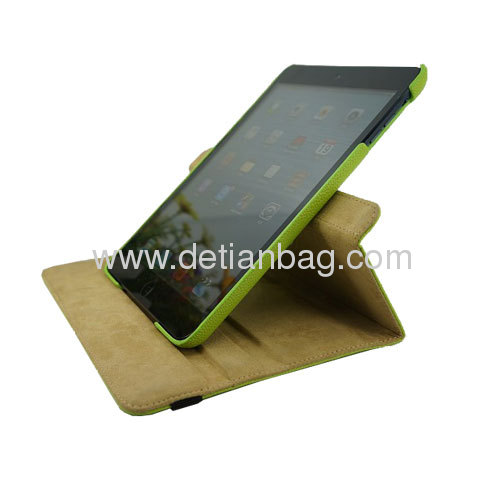 Newly design 360 rotating ipad mini leather case