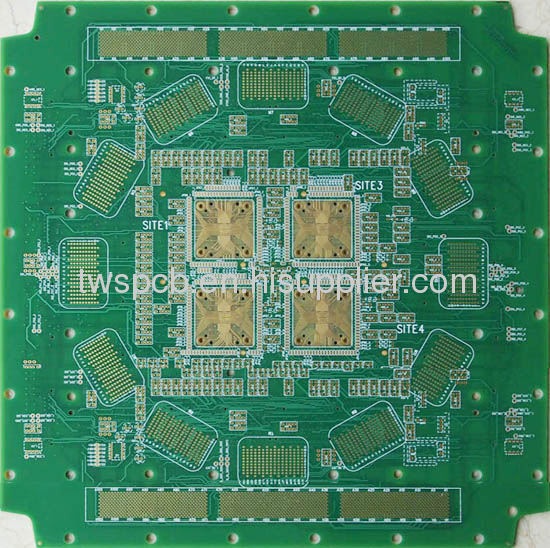 FR4 Rogers immersion gold 4 layers PCB boards