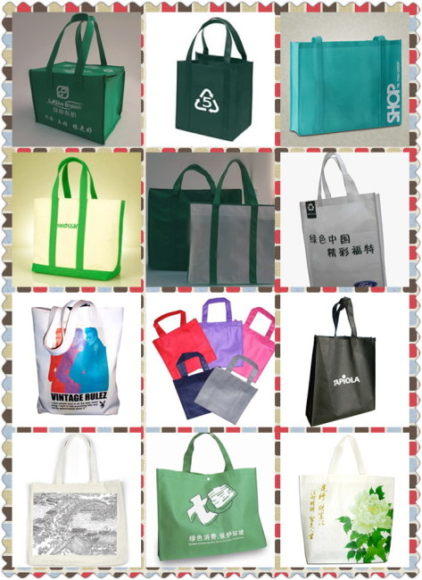 Zipper shopping bag with Non woven material