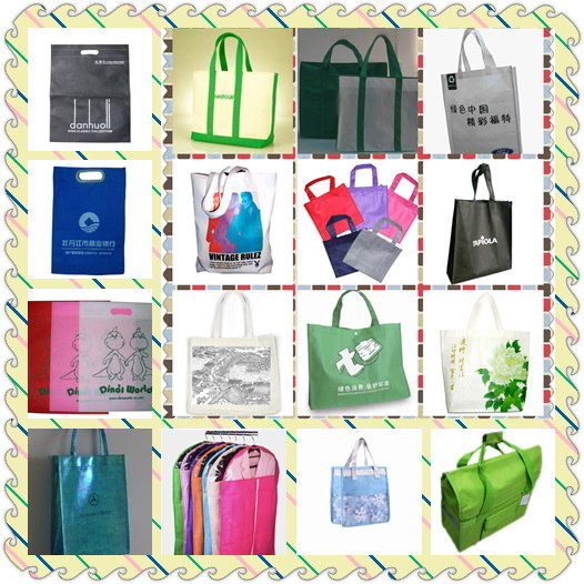 Handled non woven shopping bag N1009