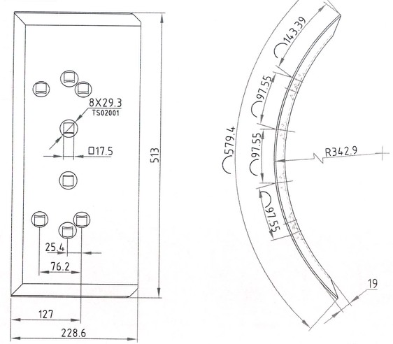 6D1948 B19 Overlay (5/8bolts)