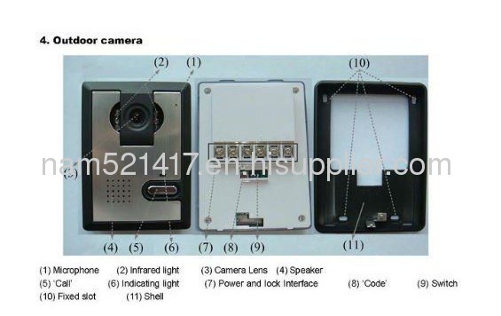 Wireless Video Door Phone (DF359mA11)