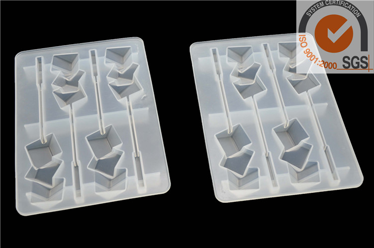 Colorful Silicone ice cube tray dolphin style