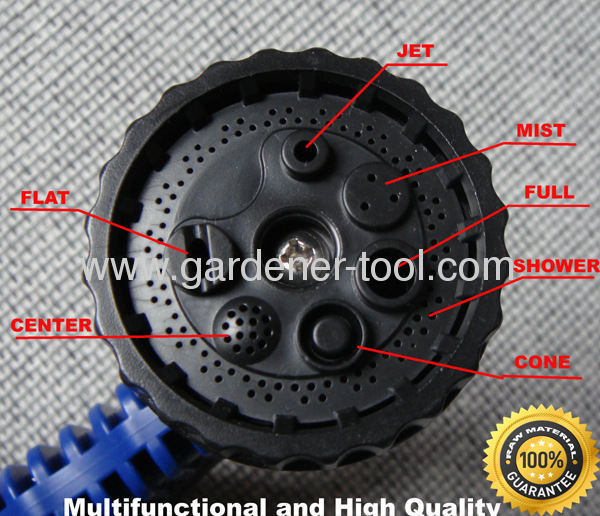 Plastic 7-Pattern Trigger Nozzle With rough non-slip handle