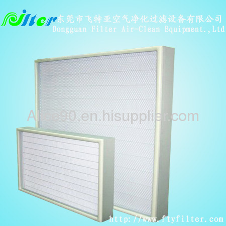  Larger capacity Mini-pleated ULPA filter