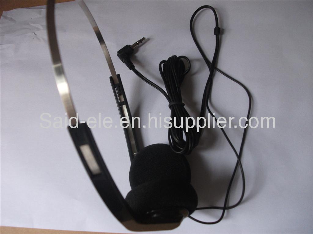 Disposable headset low cost headset airline headset 