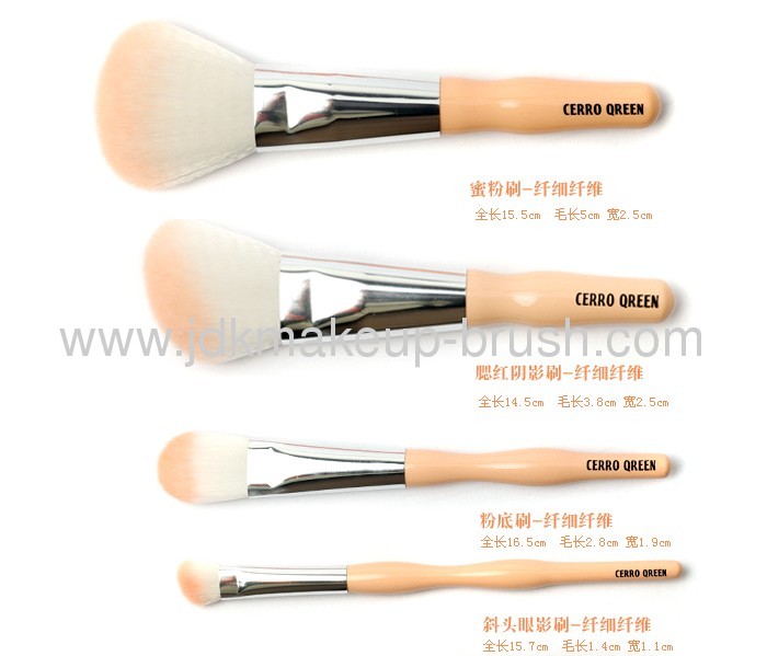 New arrival!Professional Pinksynthetic hair cosmetic makeup brush set with unique handle