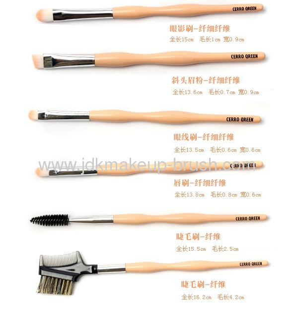 New arrival!Professional Pinksynthetic hair cosmetic makeup brush set with unique handle