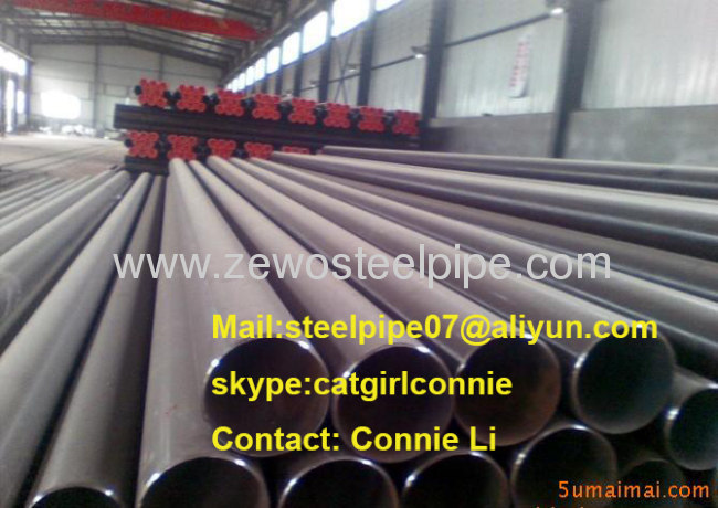 API 5L seamless steel pipes with beveled end and plastic cap