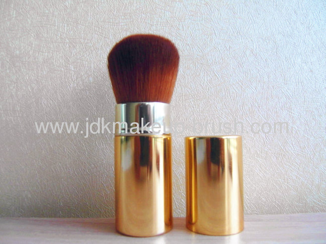 83mm Golden Soft Hair Retractable Powder brush