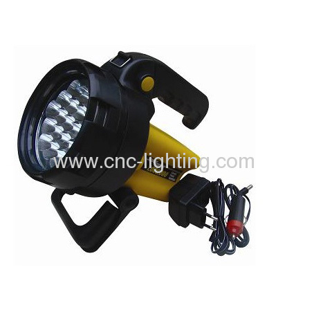 19 LEDs rechargeable and handheld spotlight