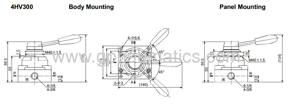 4HV Hand Rotary Valve