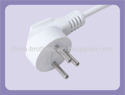 3 round Pins Israel 10A 250V ac power plug