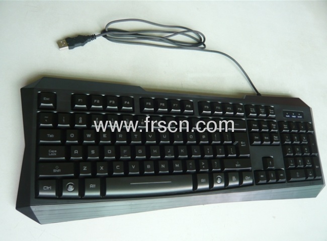 LED light wired computer keyboard
