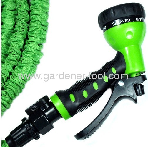 Magic Expand Hose Will Expand Lenght Triple/Garden Water Hose With 7-Function Hose Nozzle