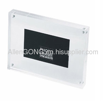 Clear Custom Acrylic Magnet Photo Frame Picture Frame 