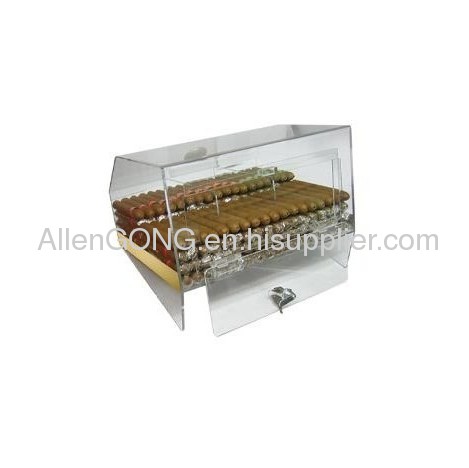 Clear Custom Acrylic Cigar Display Box