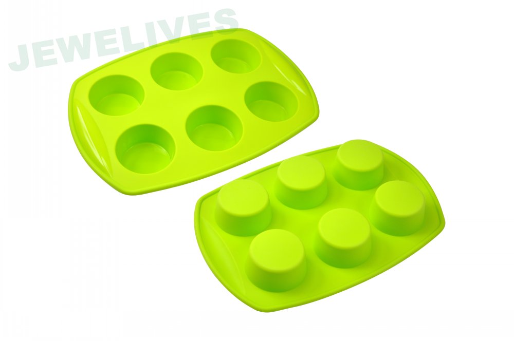 Eco-friendly4cupsSilicone heart baking pans