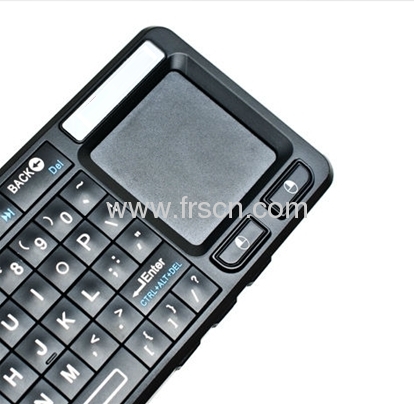 Mini 2.4Ghz wireless bluetooth keyboard touchpad