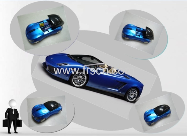 OEM brand wireless gift shining LED car mouse