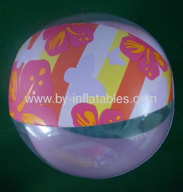 PVC inflatable beach ball for children