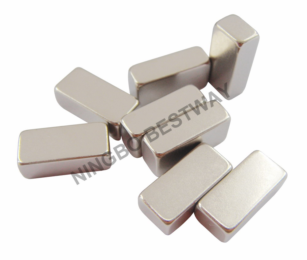 N35 Ni L15x7x5mm Sintered NdFeB Blocks 