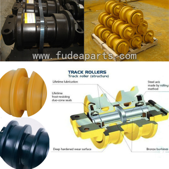 Excavator undercarriage parts track roller / bottom roller for ex300