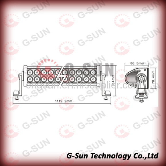 Wholesale DC10-30V 240VVehicle driving light led light bar