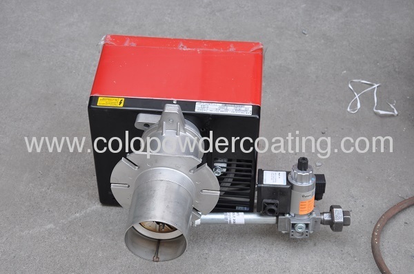 electrostatic powder coating cure oven 