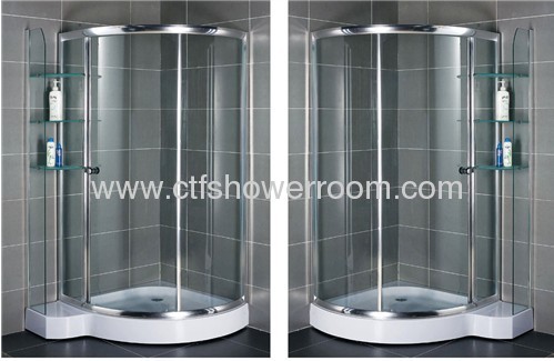  Front 5mm clear tempered glass modern shower enclosure