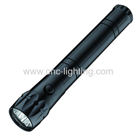 6 LEDs waterproof flashlight in aluminium