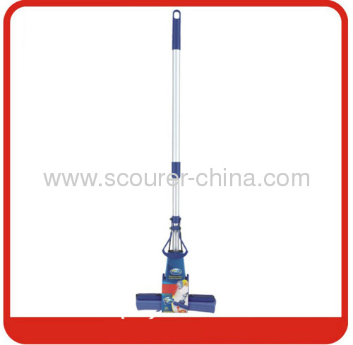 Telescopic aluminum pole PVA mop with color card