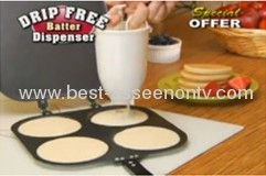 Perfect quick 4 four holes cups / circles / rounds carbon steel fluffy pancake maker pan as seen on TV