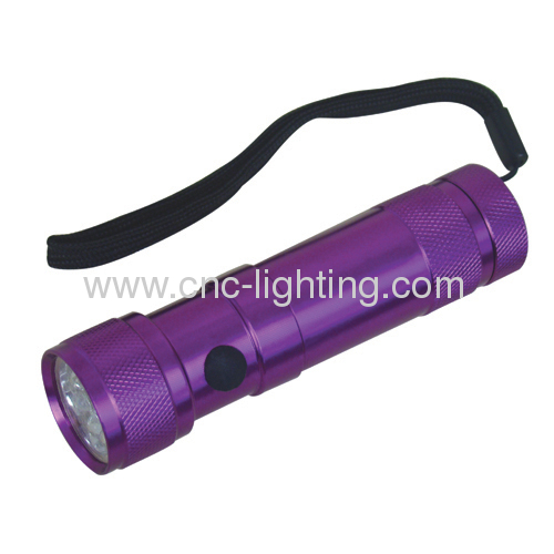 Aluminium 8 LEDs+1 laser flashlight