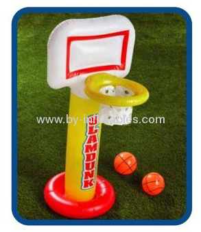 PVC inflatable toy for playing basketball