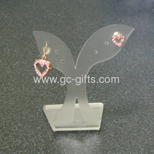 Diamond earring tree shaped display stand holder