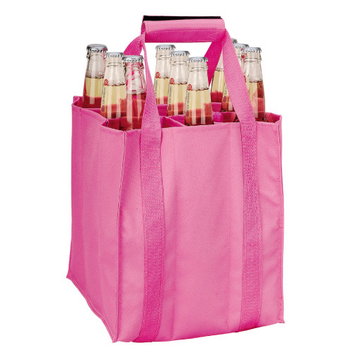 Customized logo non woven wine bag WB1004