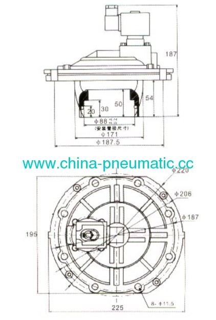 AMF-Y-76Sinline pulse valveASCO type 