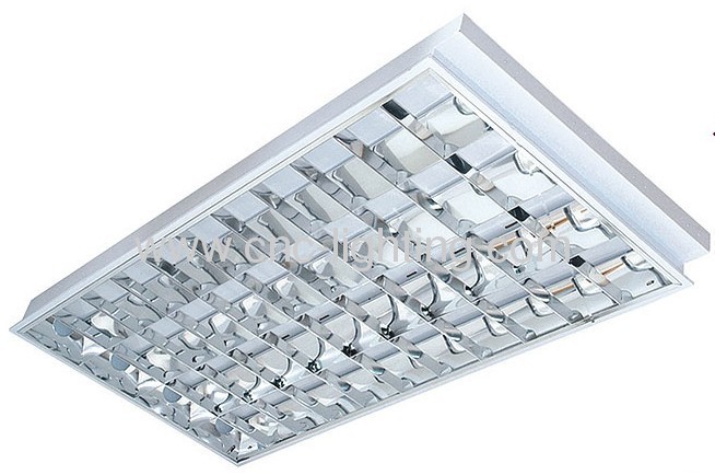 T8,recessed,embeded grille light fixture