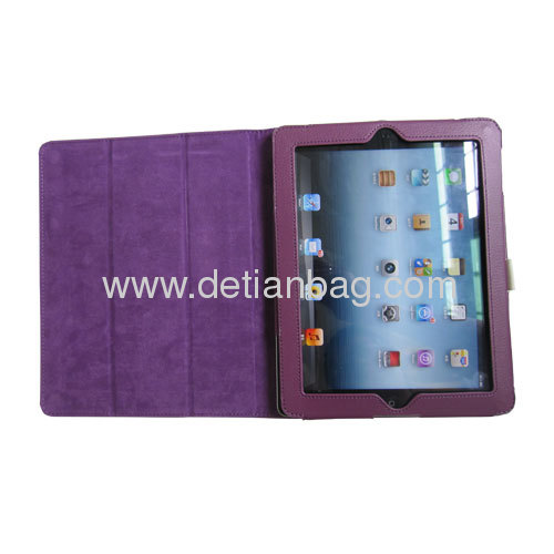 Hot sell cheap leather covers for ipad2 and ipad3