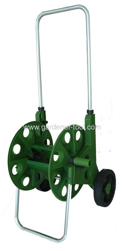 Plastic Garden Hose Reel Cart With Capacity 60M 13MM PVC Garden Hose