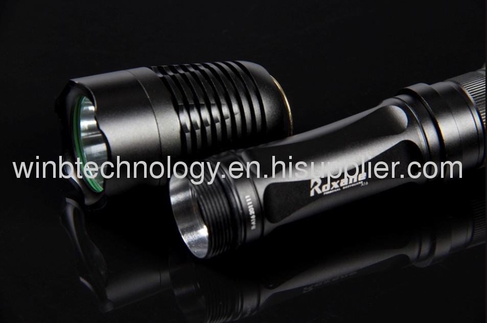 led flashlight T6063-T6 aeronautical material cree q5 light water proof 