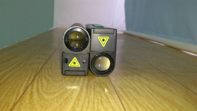 2W Green laser man system with handheld laser